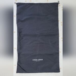 Giorgio Armani 17"L x 28"H black fragrance dust bag